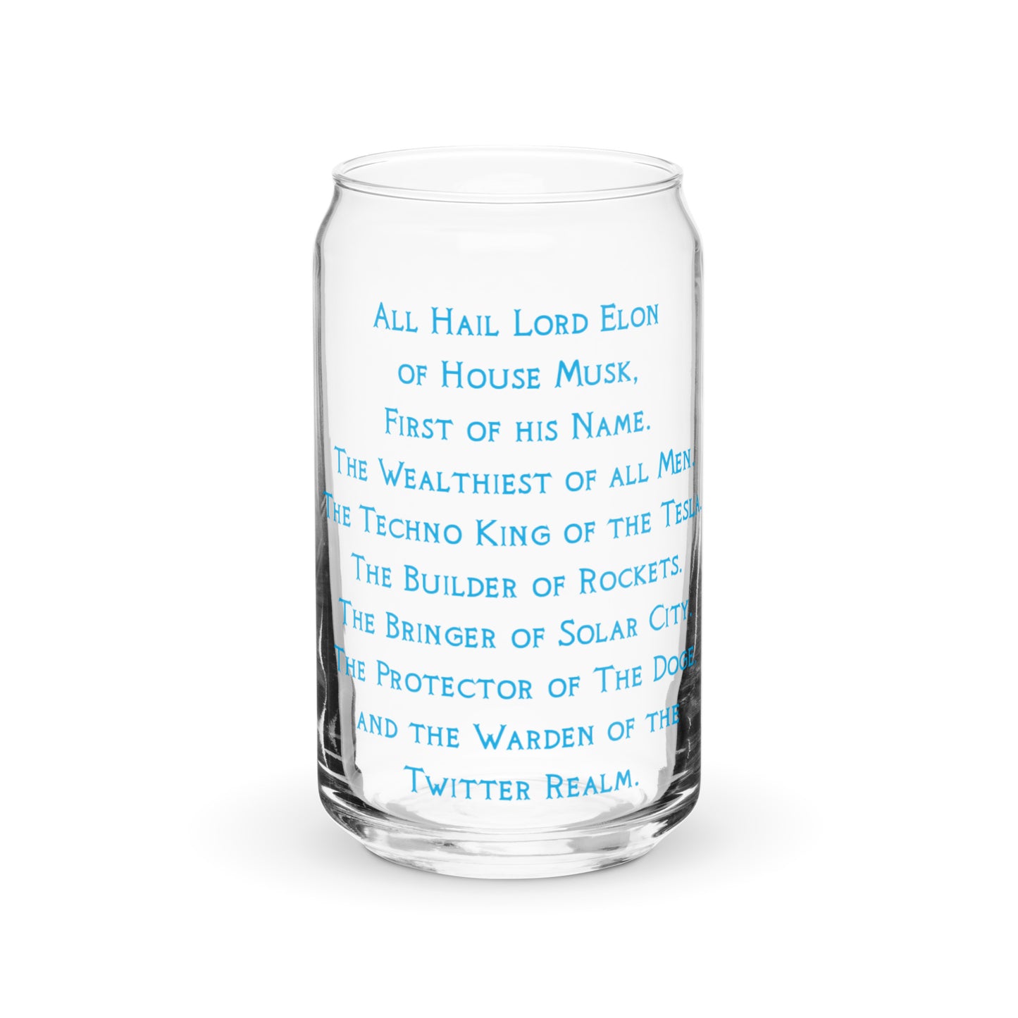 Can-Shaped 16oz Glass