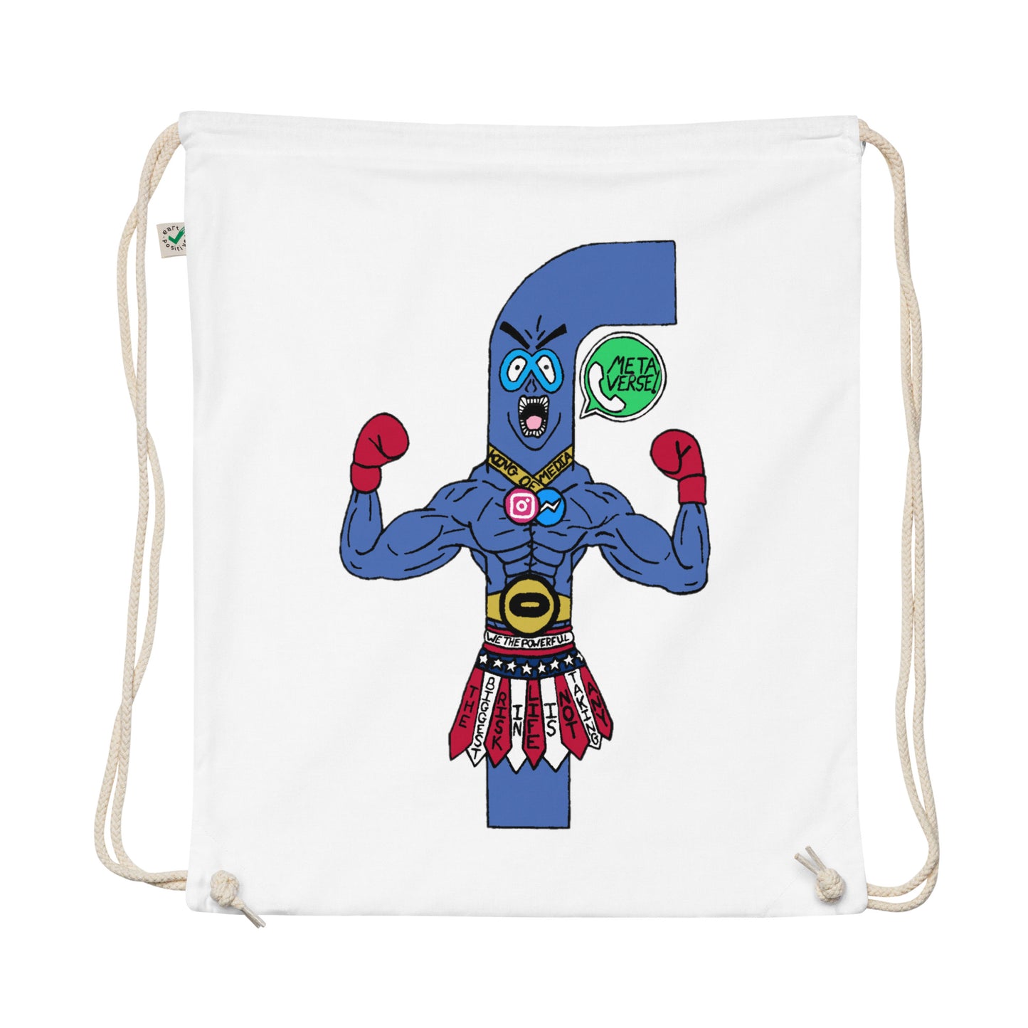 Organic Cotton Drawstring Bag