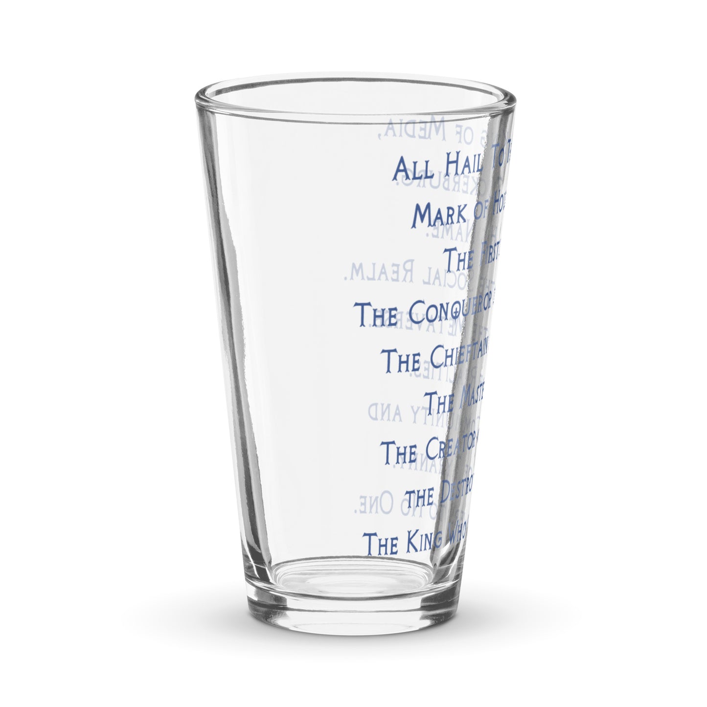 Shaker Pint Glass