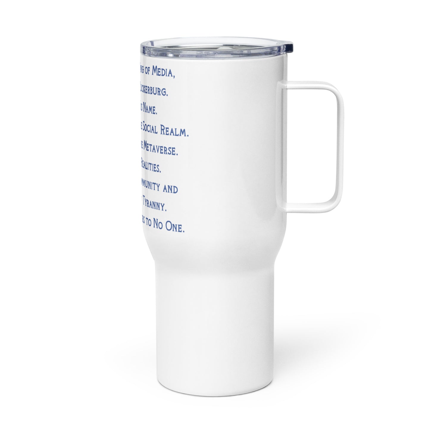 Travel Mug With A Handle