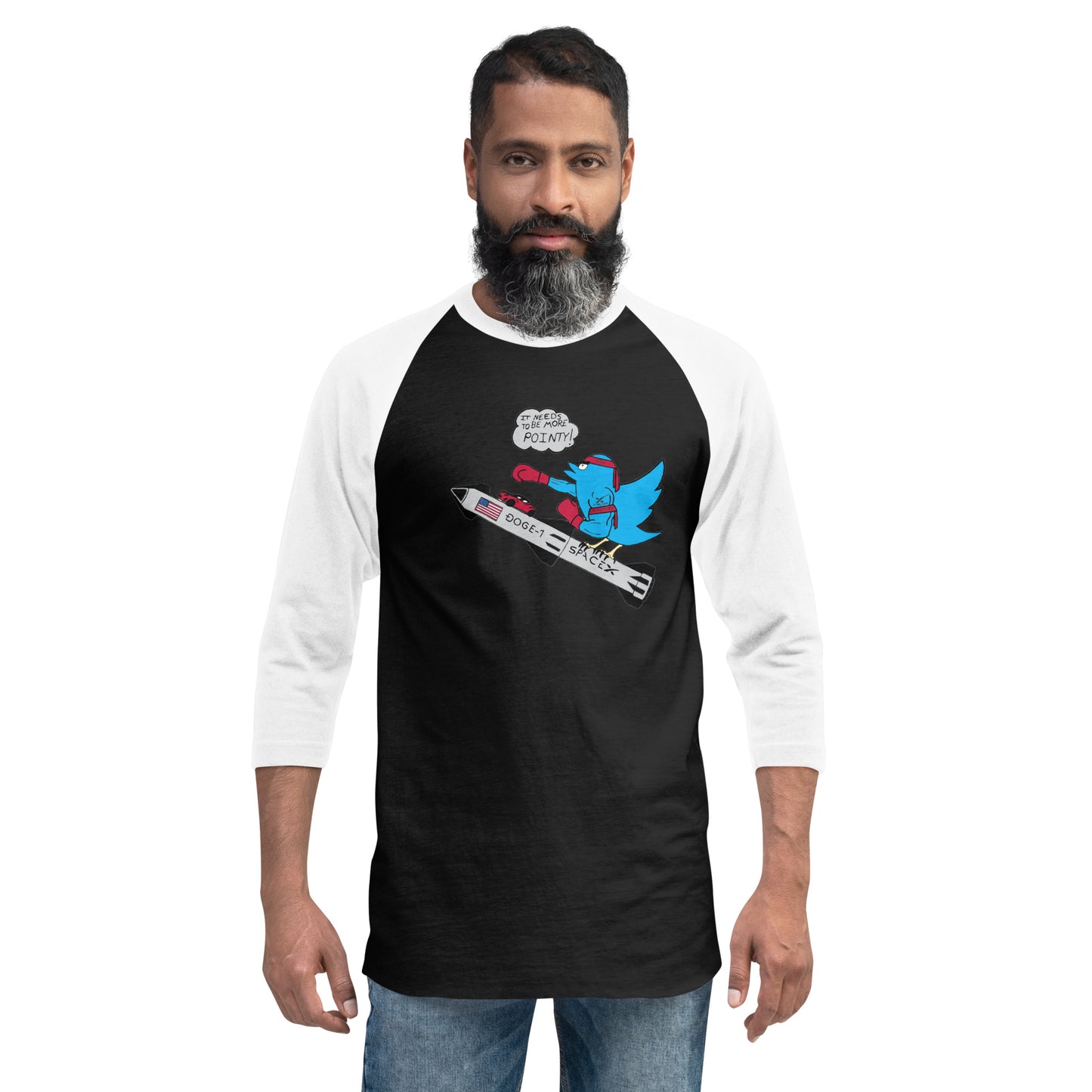 3/4 Sleeve Raglan Shirt