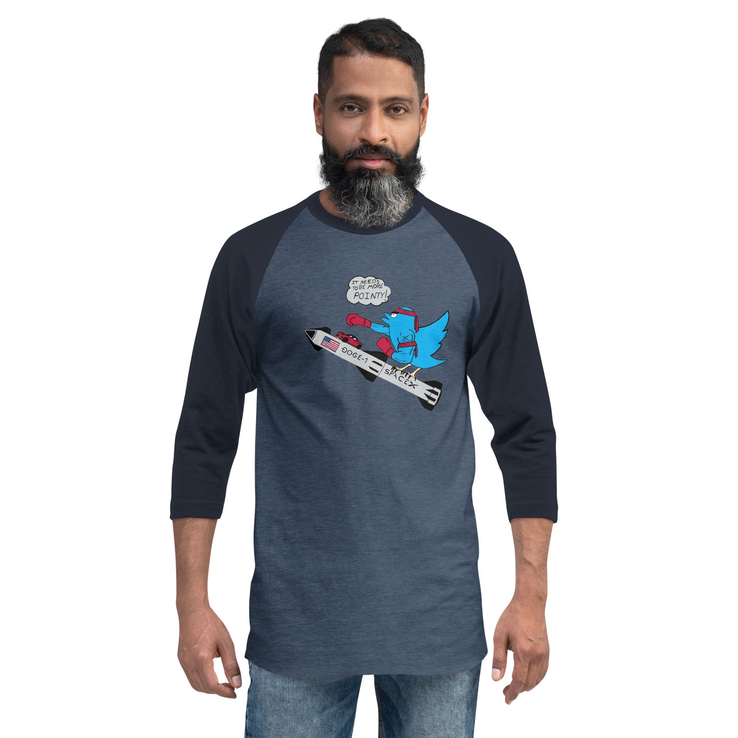 3/4 Sleeve Raglan Shirt