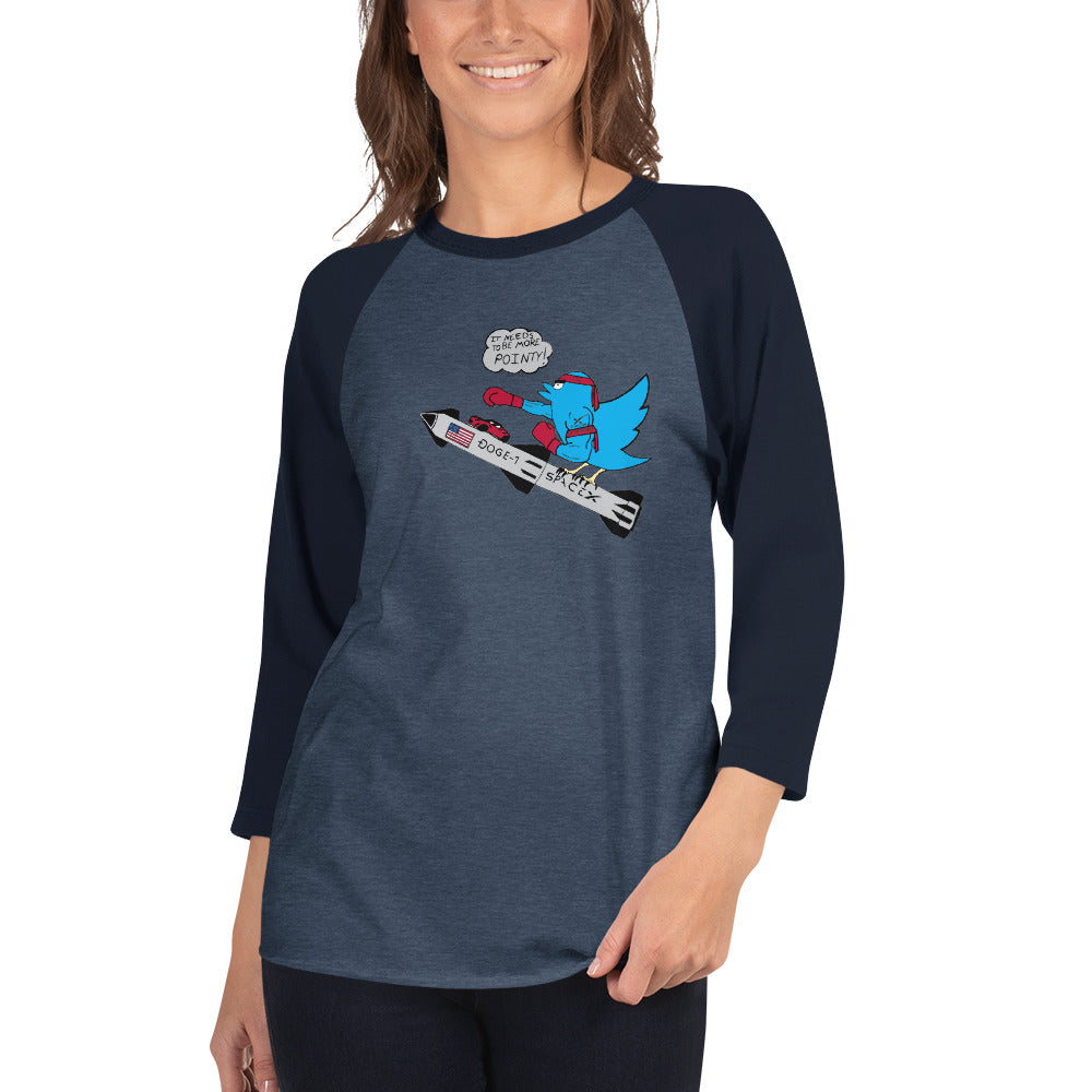 3/4 Sleeve Raglan Shirt