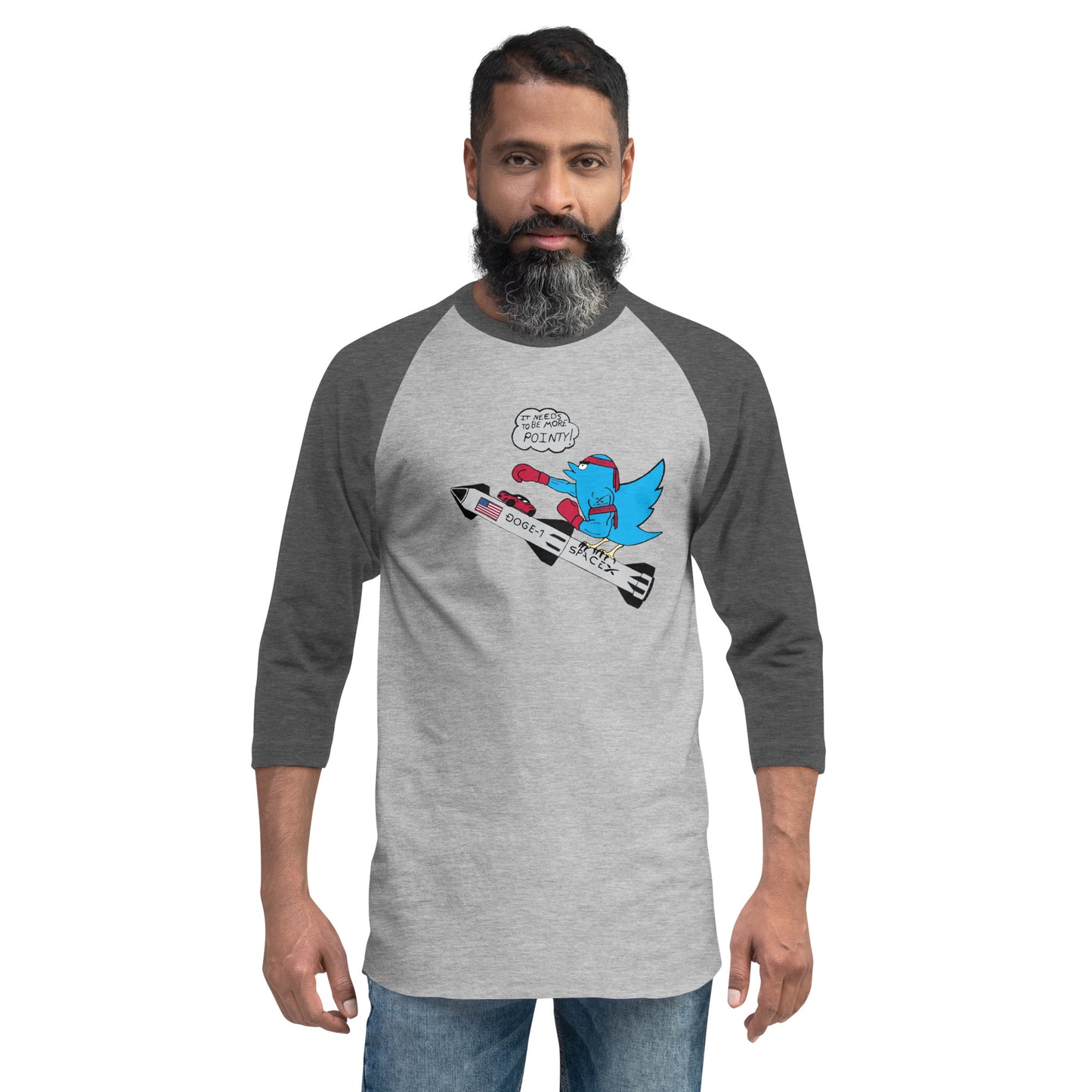 3/4 Sleeve Raglan Shirt