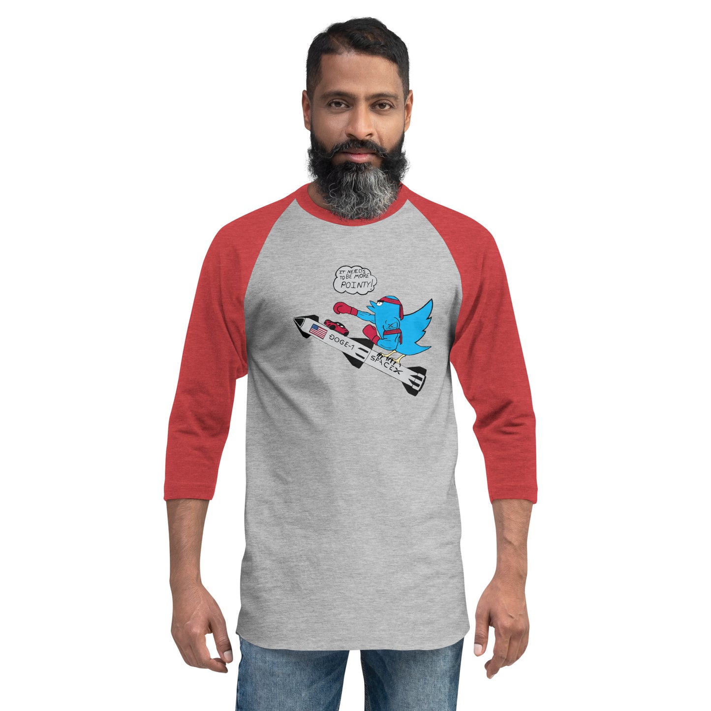 3/4 Sleeve Raglan Shirt