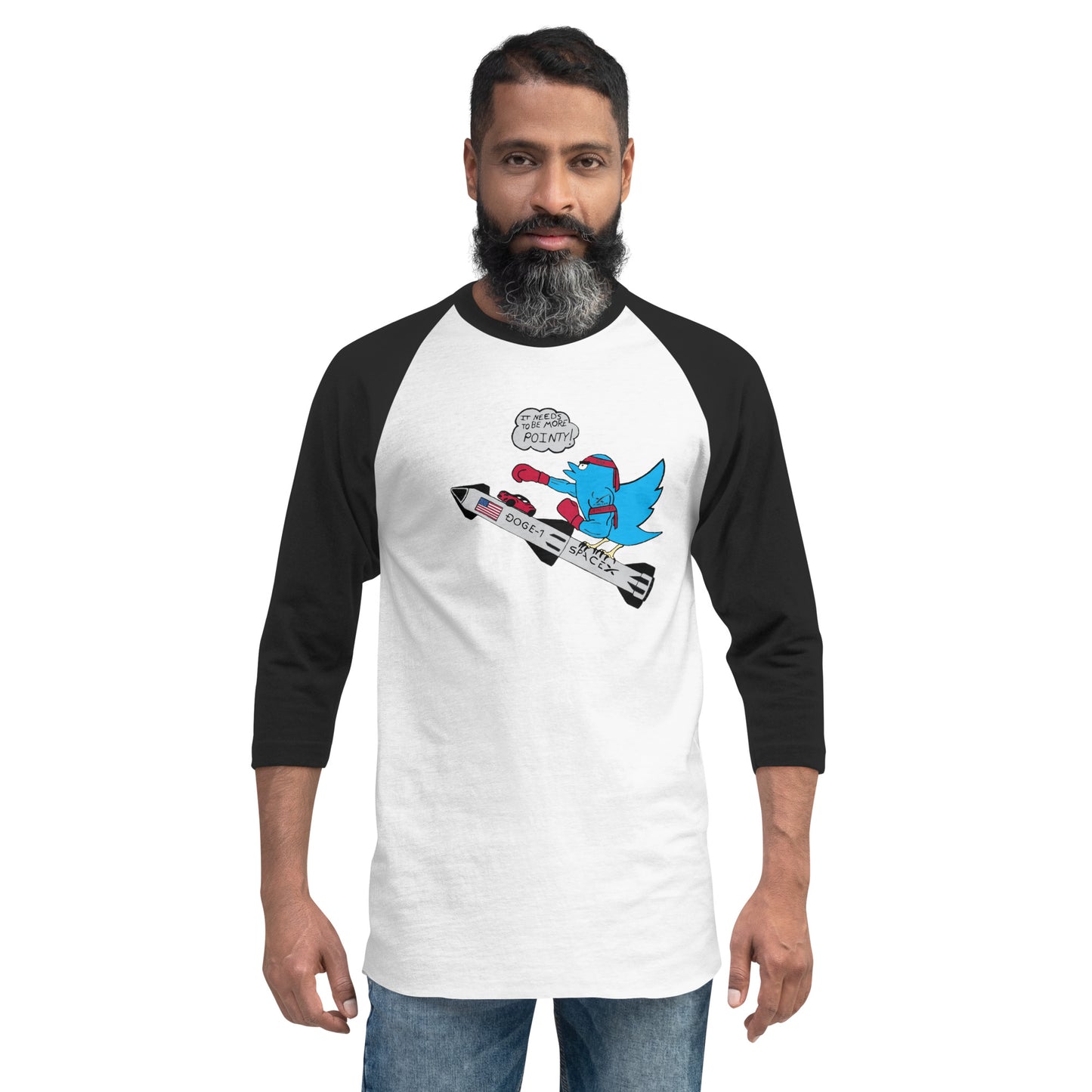 3/4 Sleeve Raglan Shirt
