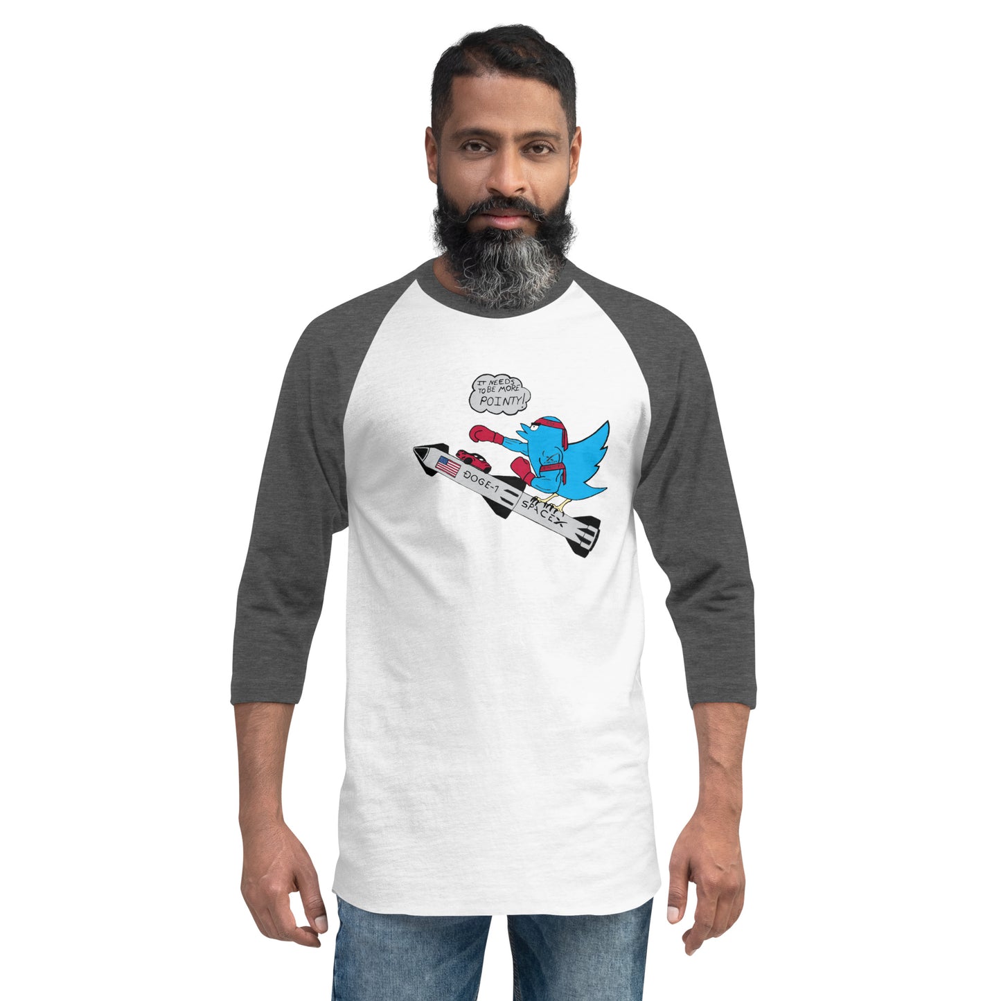 3/4 Sleeve Raglan Shirt