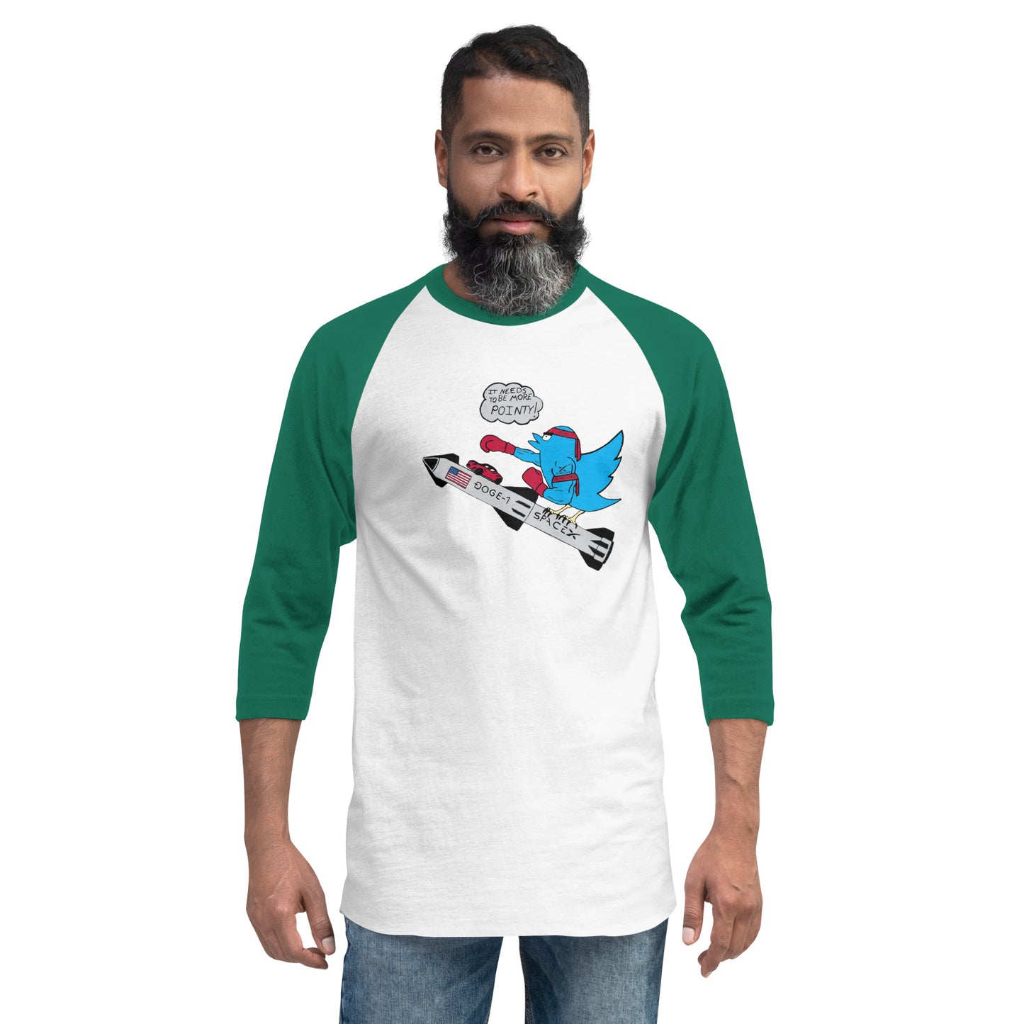 3/4 Sleeve Raglan Shirt