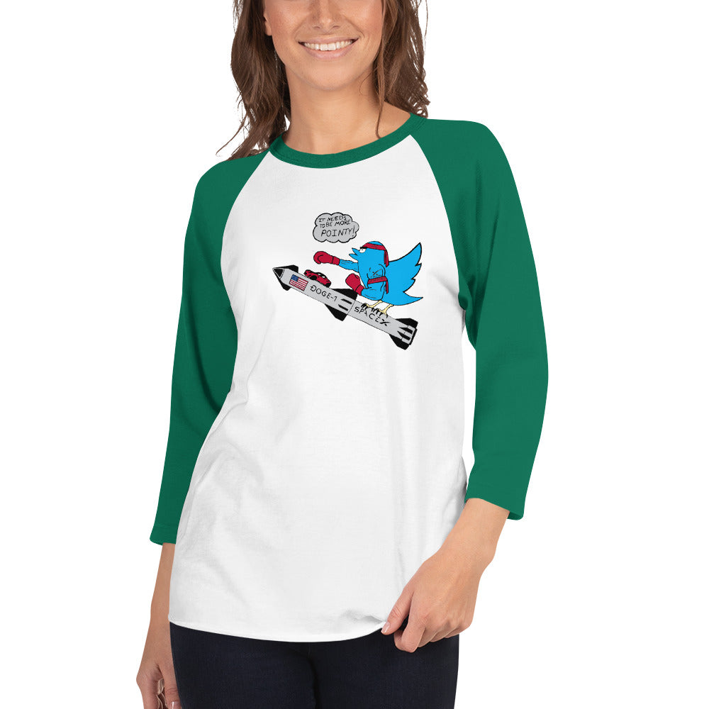 3/4 Sleeve Raglan Shirt