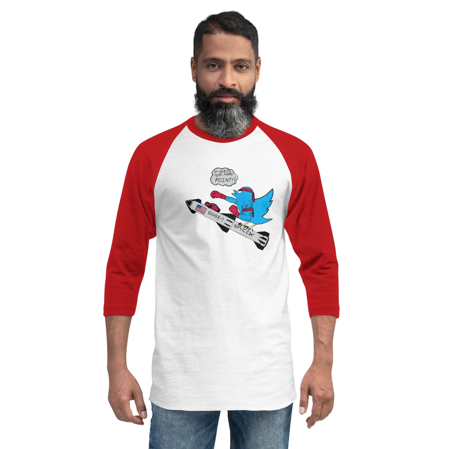 3/4 Sleeve Raglan Shirt