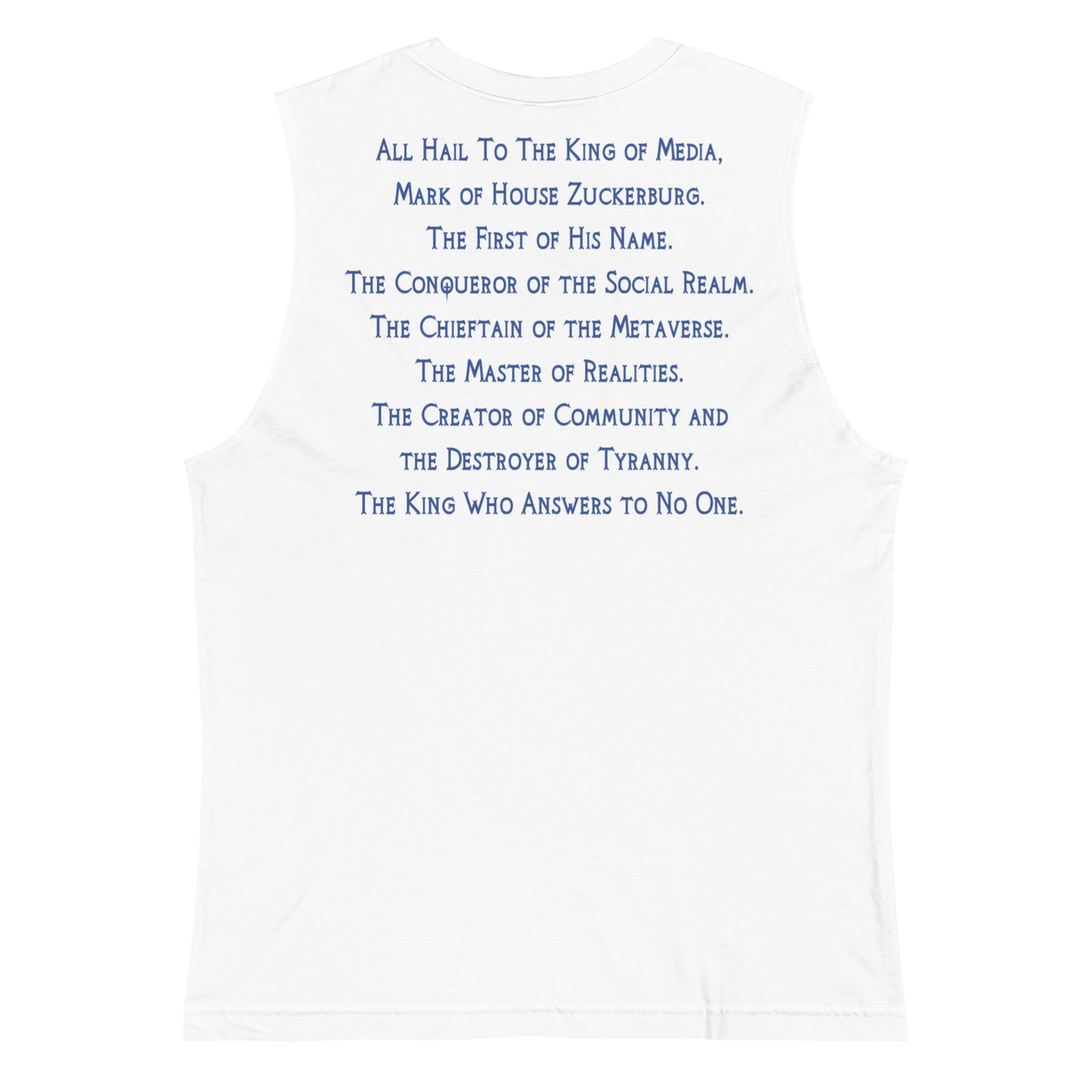 Unisex Muscle Shirt