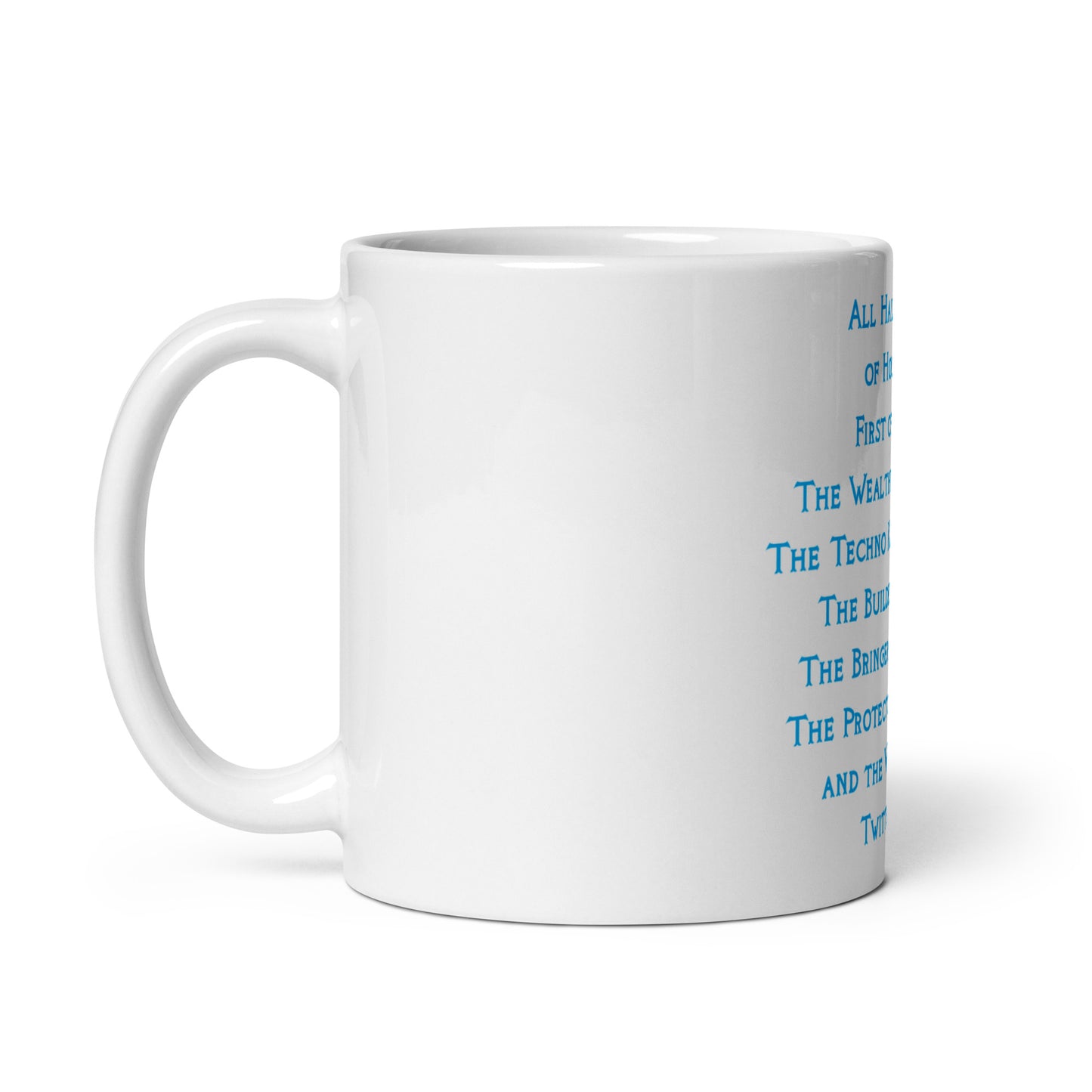 White Glossy Mug