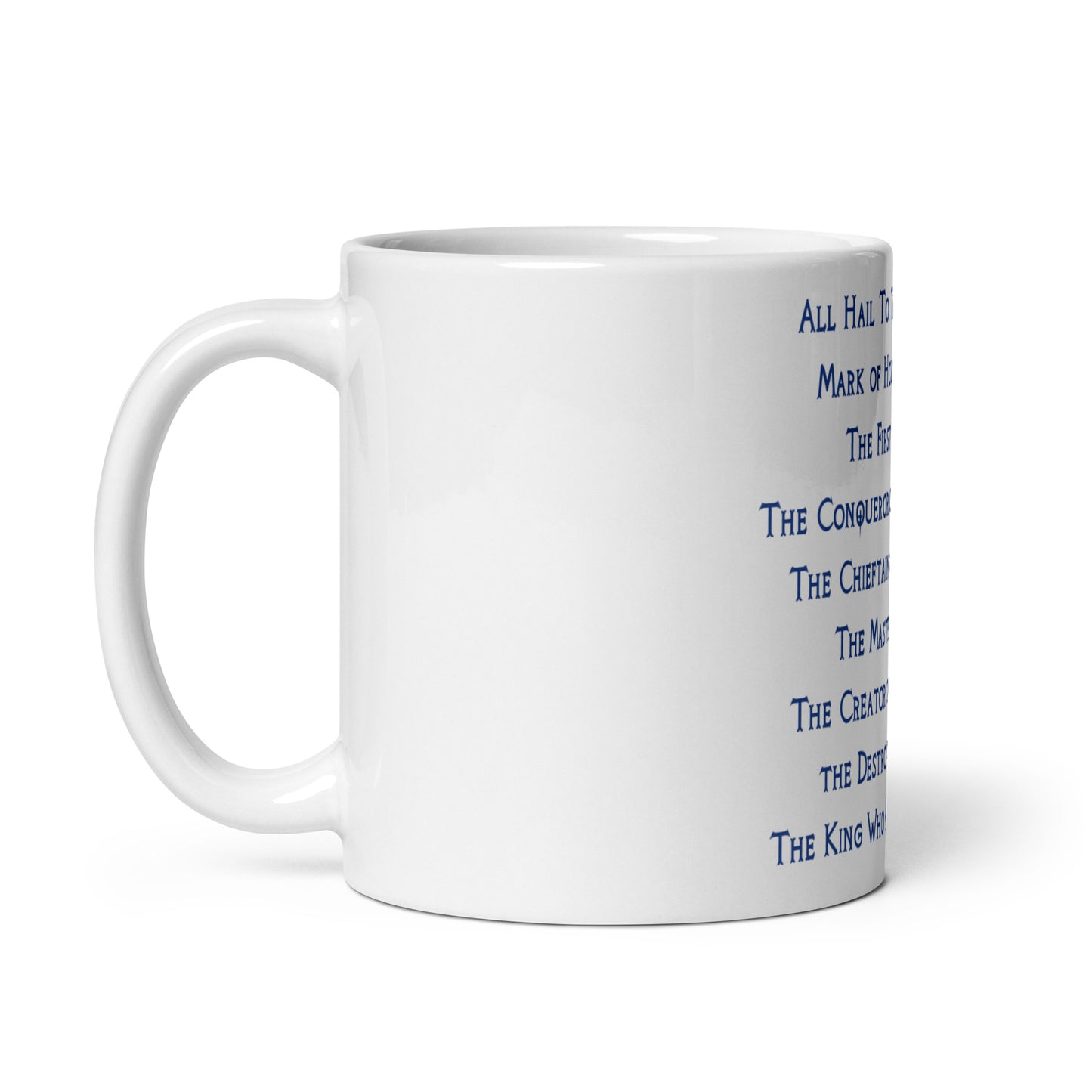 White Glossy Mug