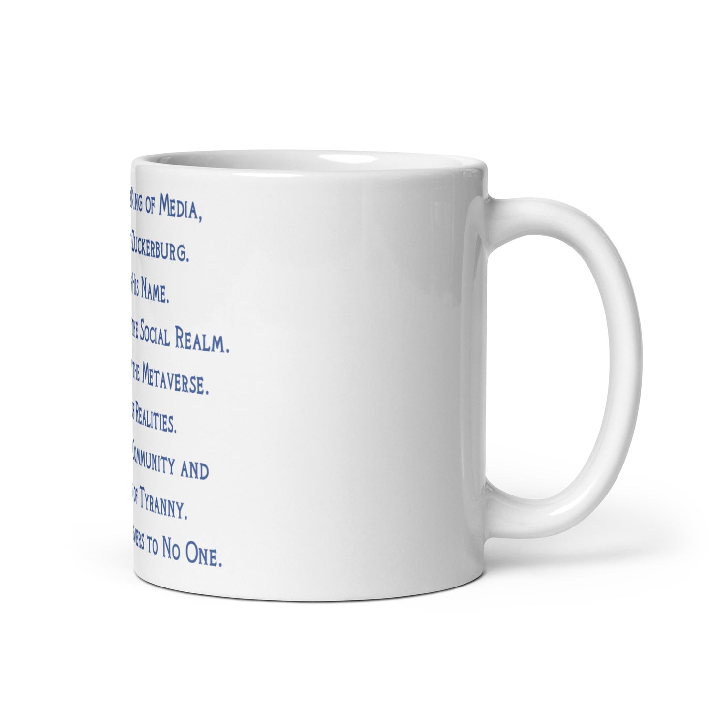 White Glossy Mug