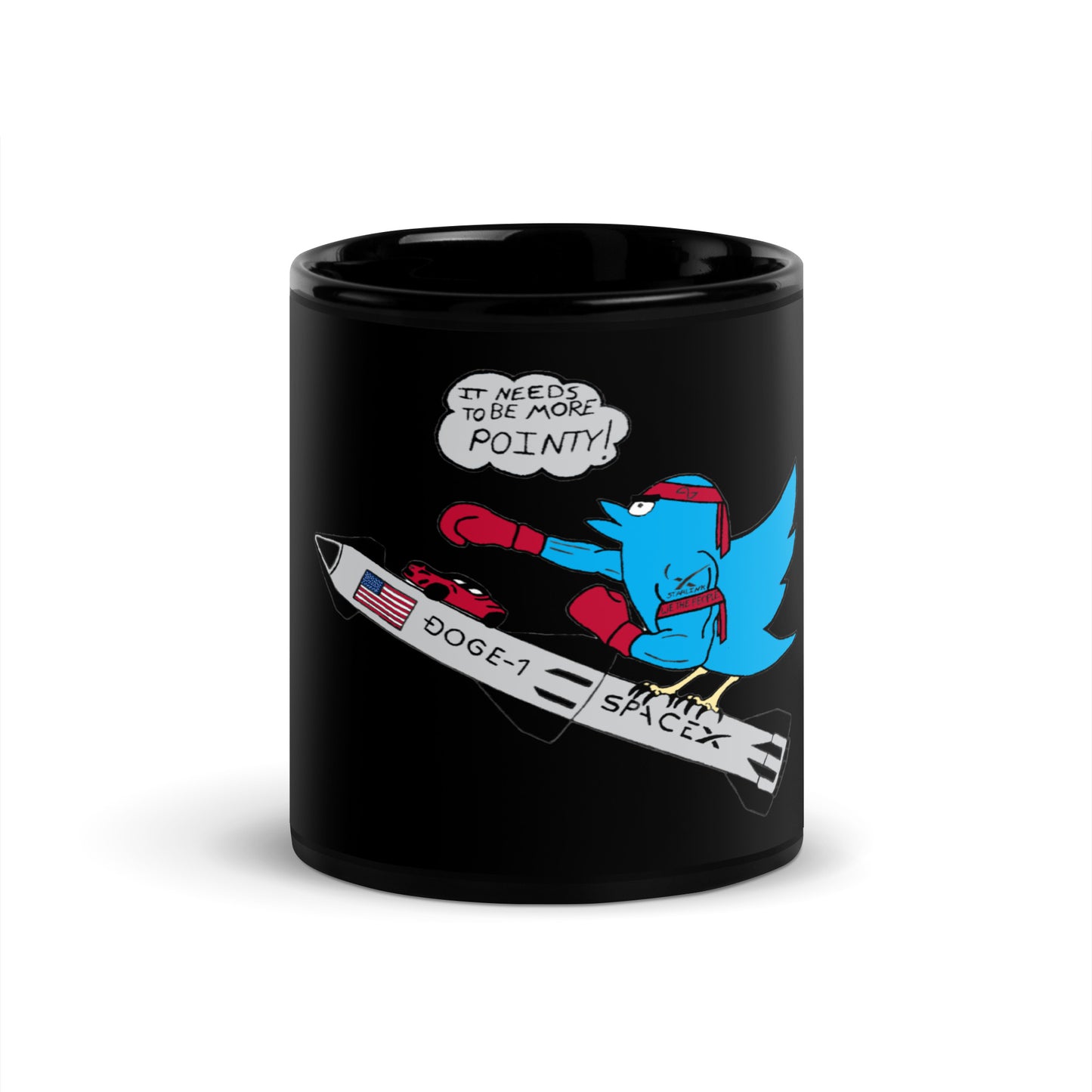 Black Glossy Mug