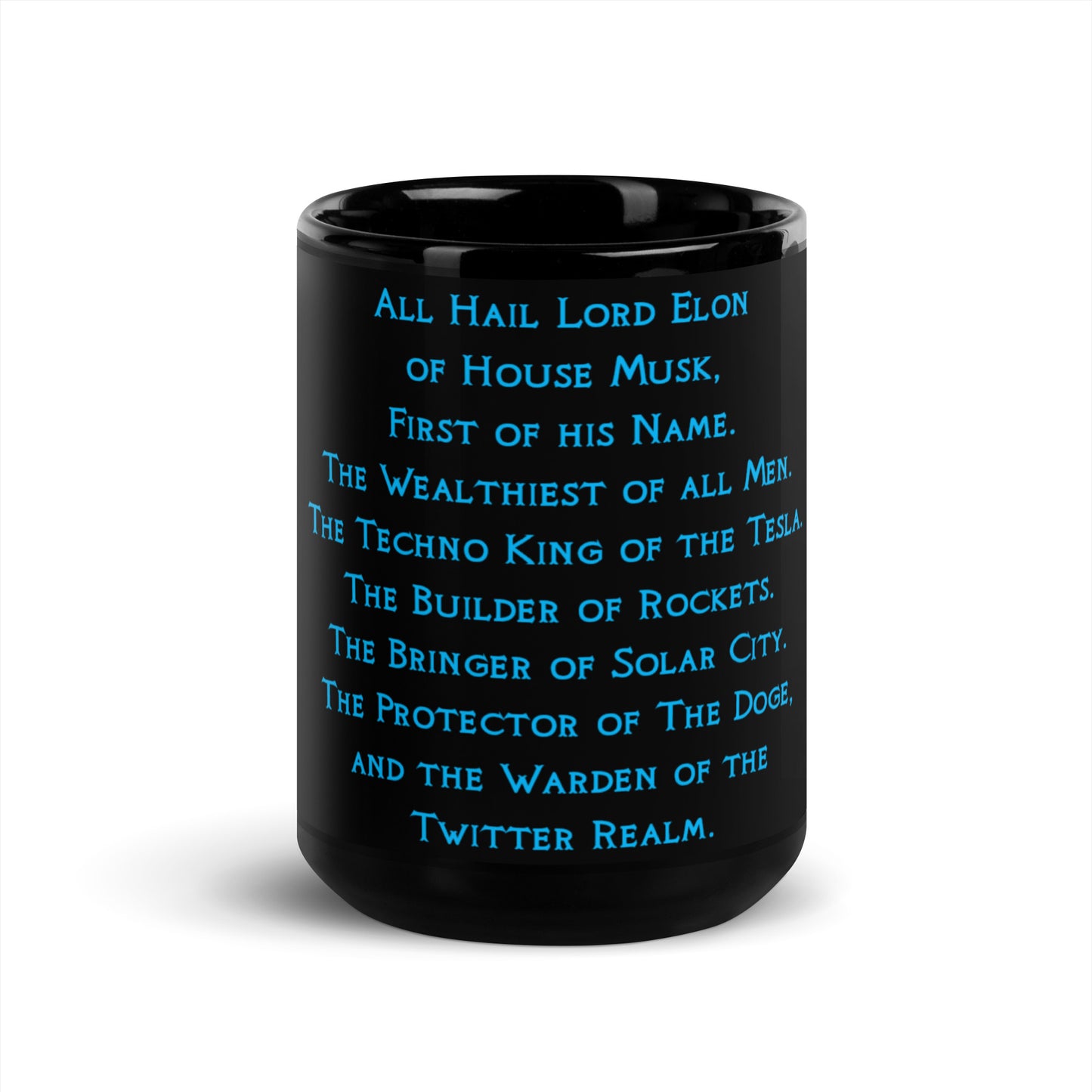 Black Glossy Mug