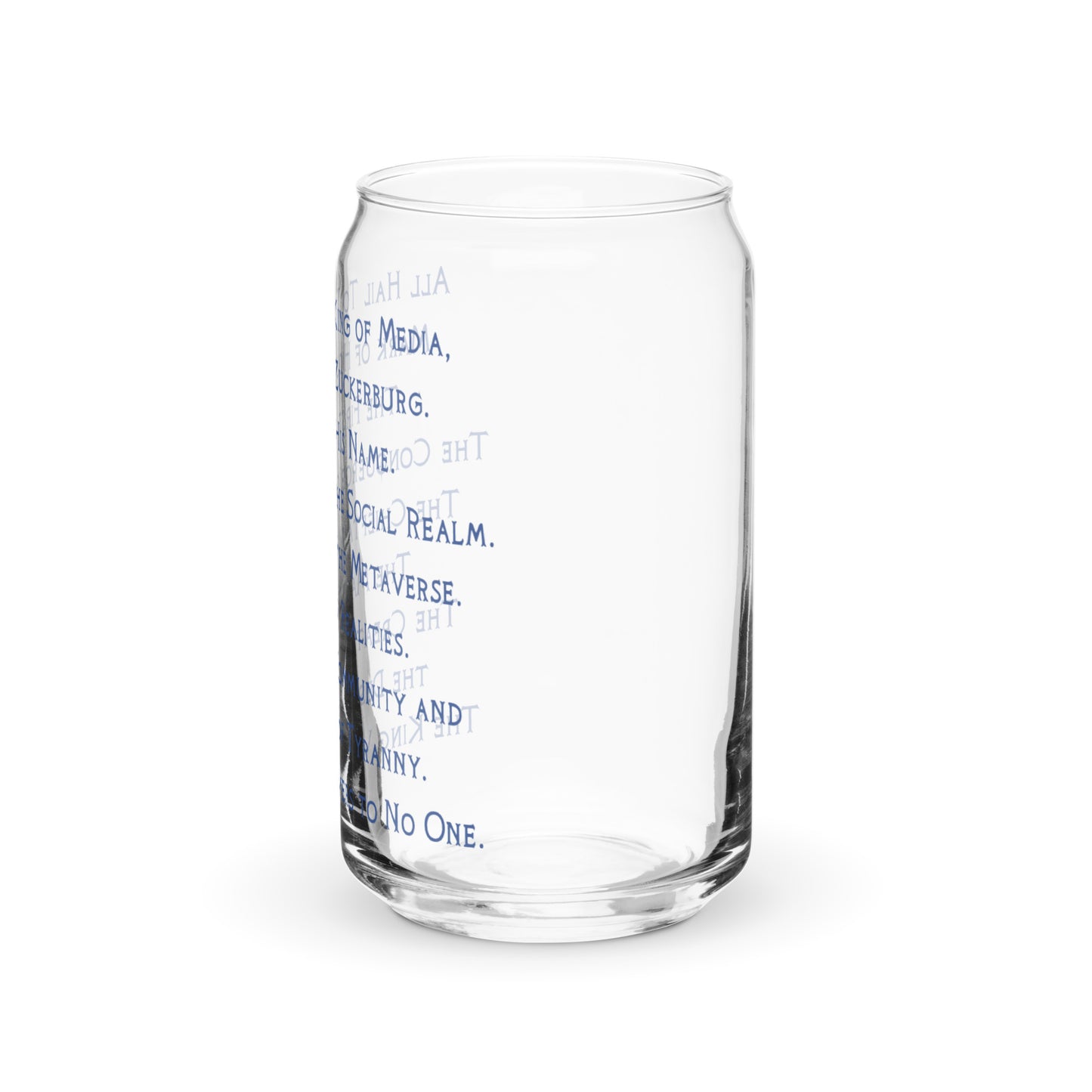 Can-Shaped 16oz Glass