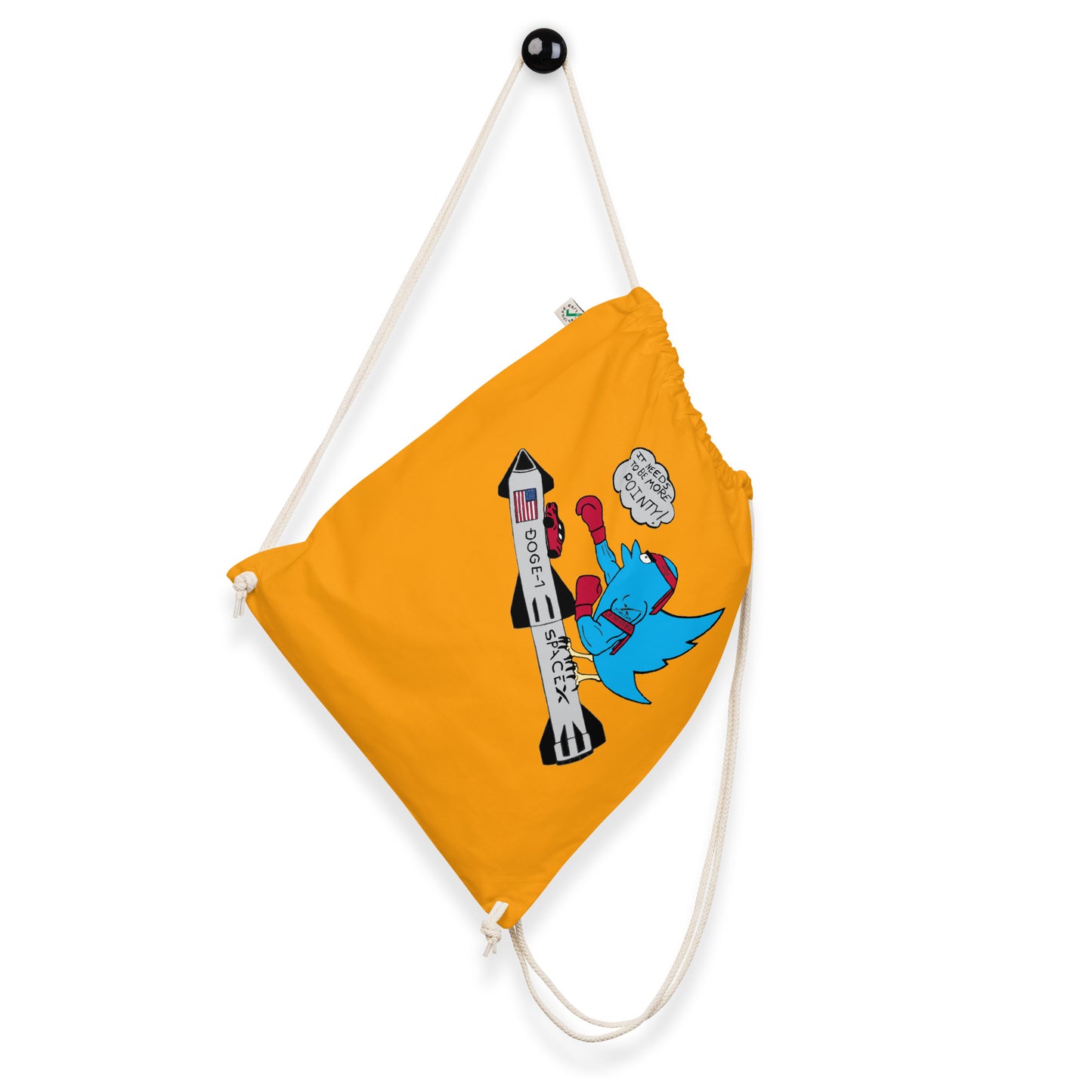 Organic Cotton Drawstring Bag