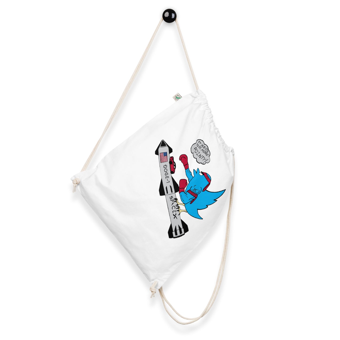 Organic Cotton Drawstring Bag