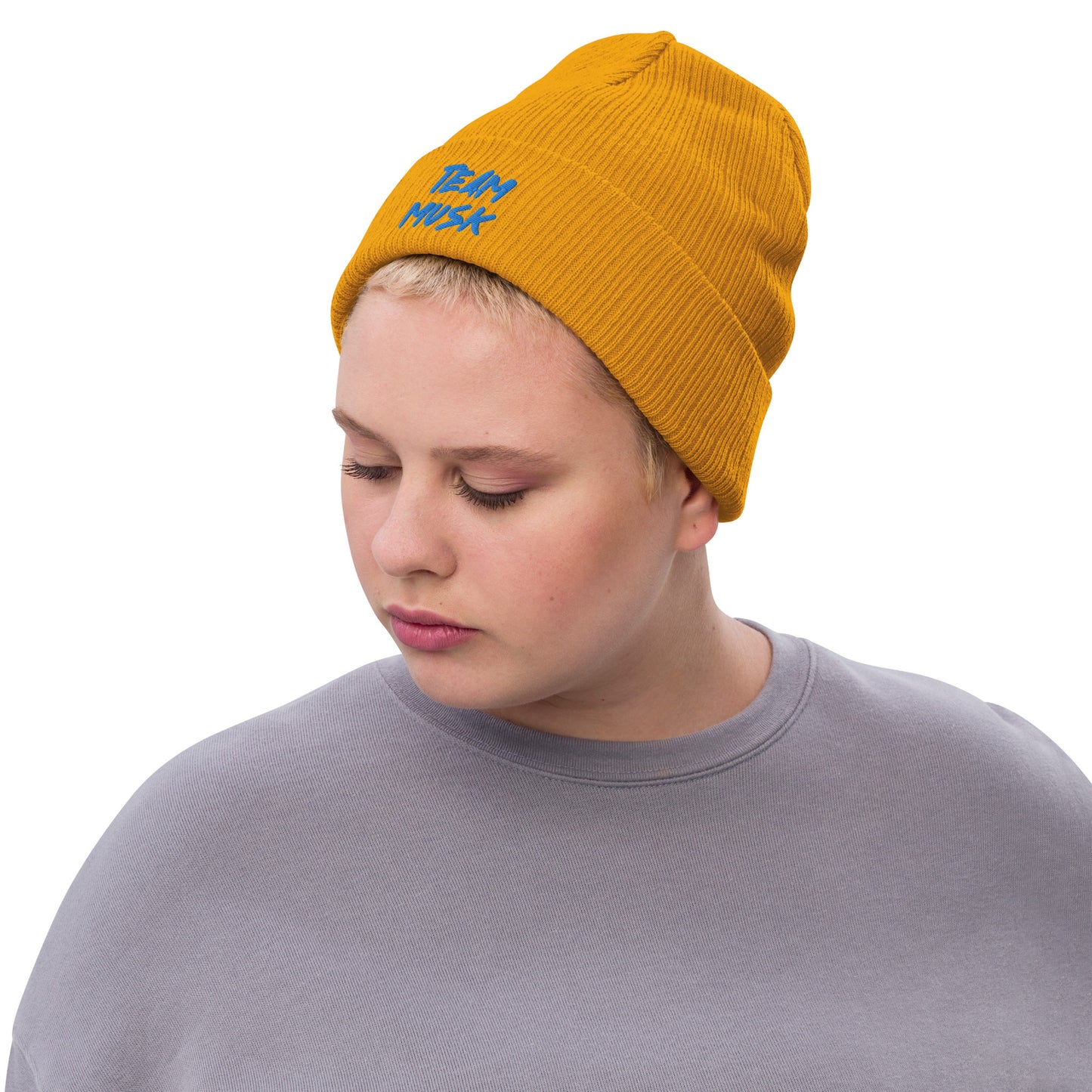 Ribbed Knit Beanie