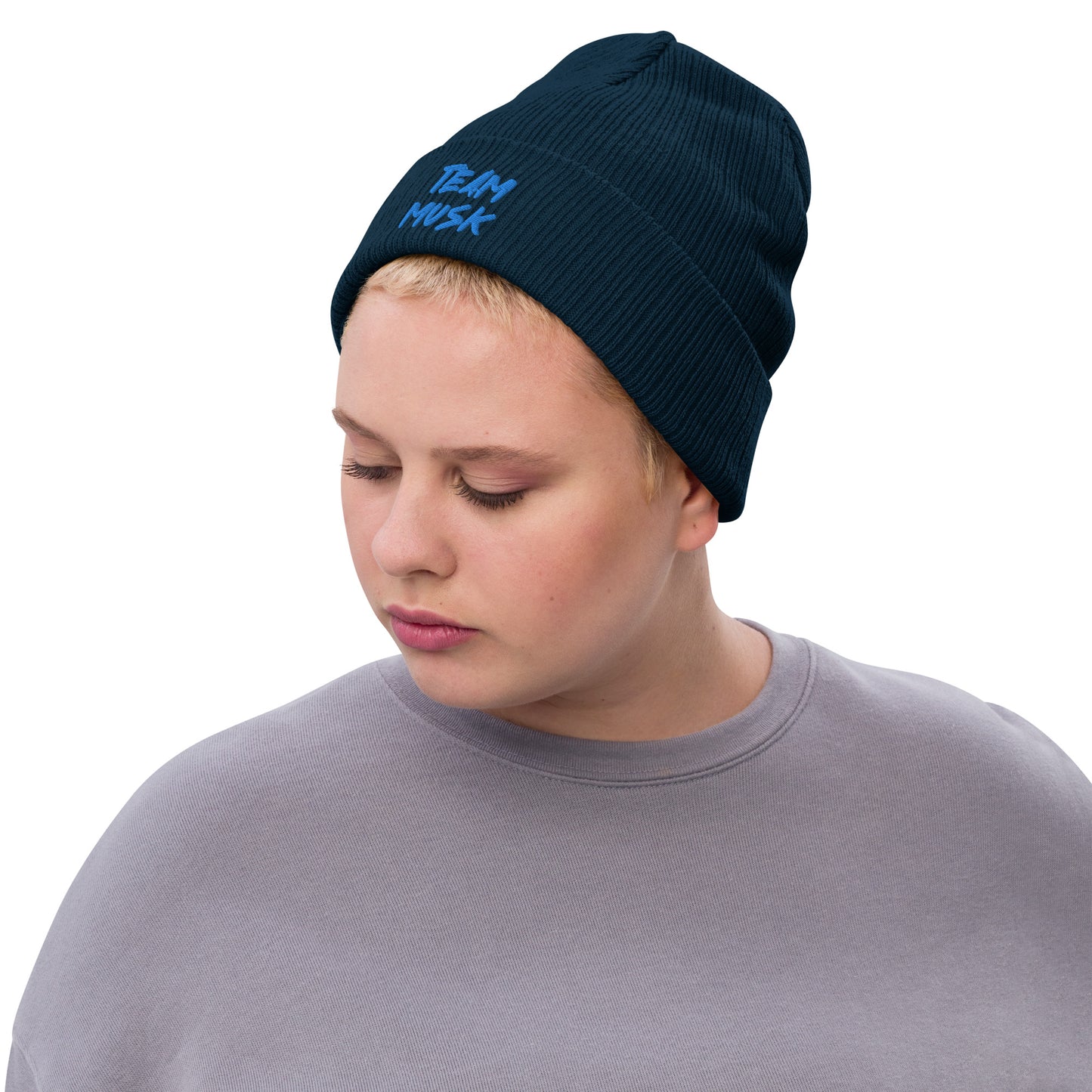 Ribbed Knit Beanie