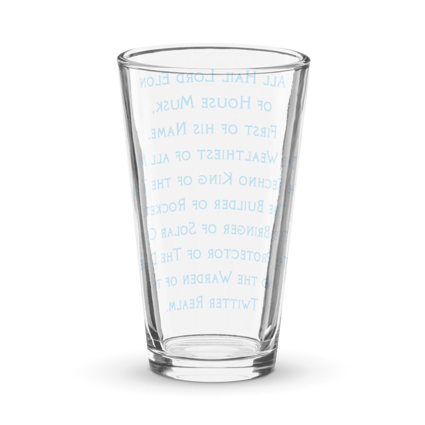 Shaker Pint Glass