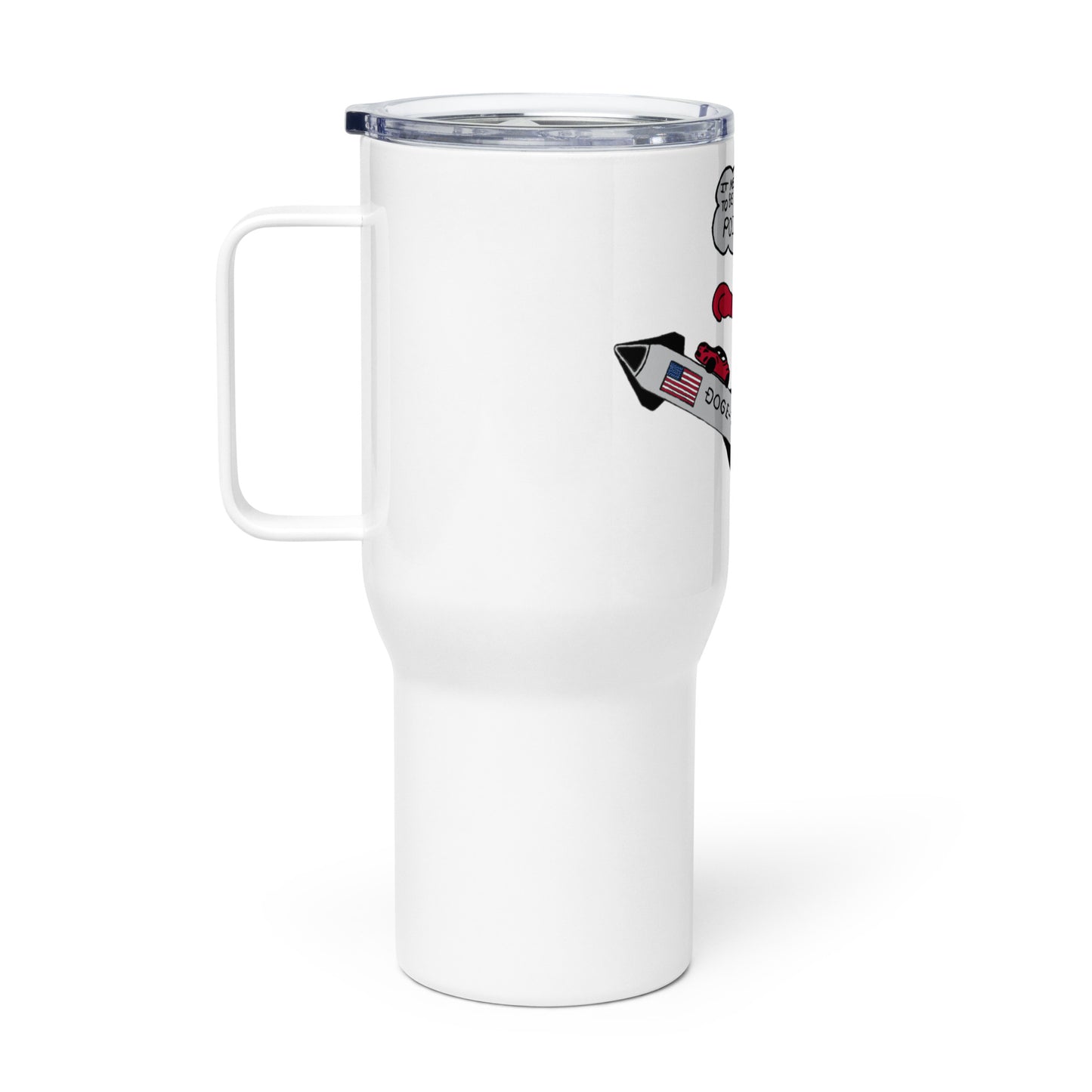 Travel Mug with a Handle